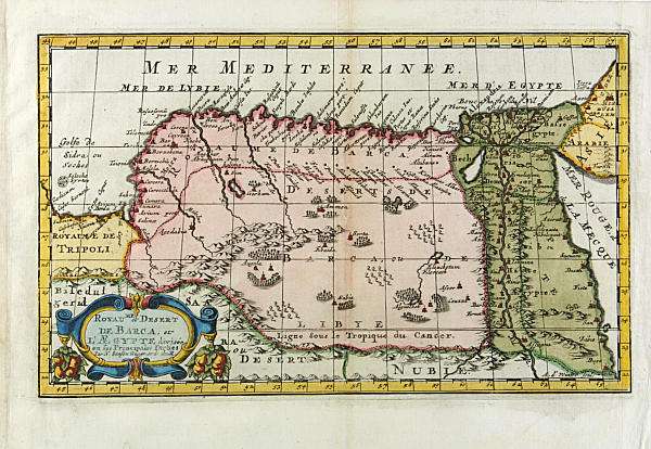 Royaume et Desert de Barg et l'Aegypte