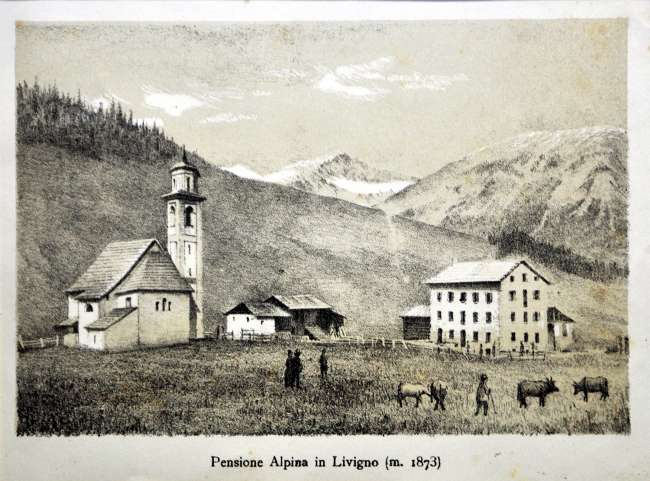 Pensione alpina di Livigno