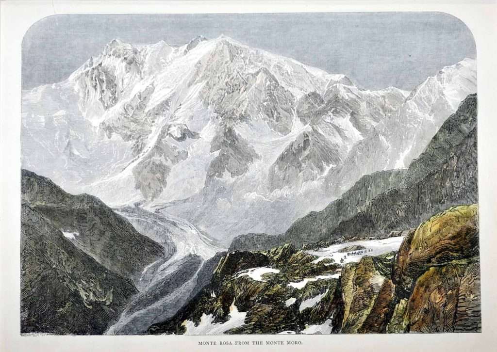 Monte Rosa from the Monte Moro