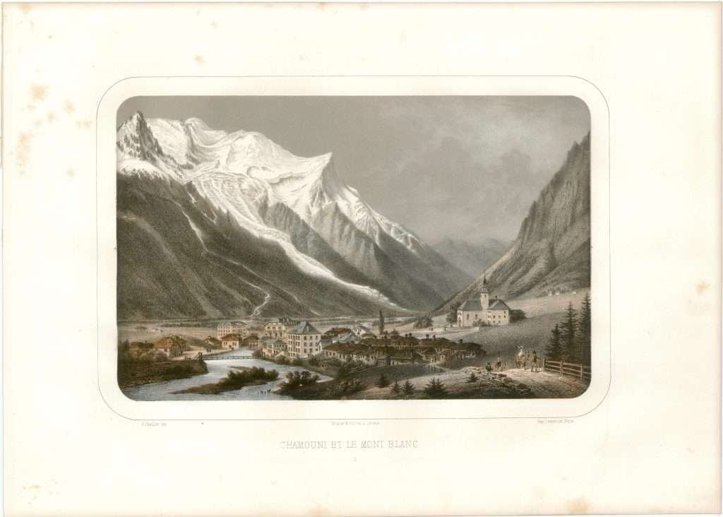 Chamouni et le Mont Blanc