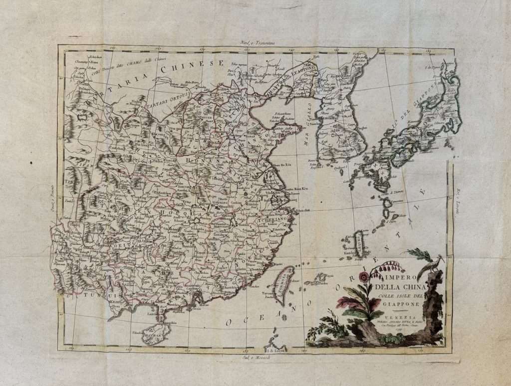 Impero della China colle isole del Giappone