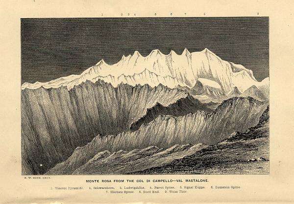 Monte Rosa from the Col di Campello – Val Mastalone
