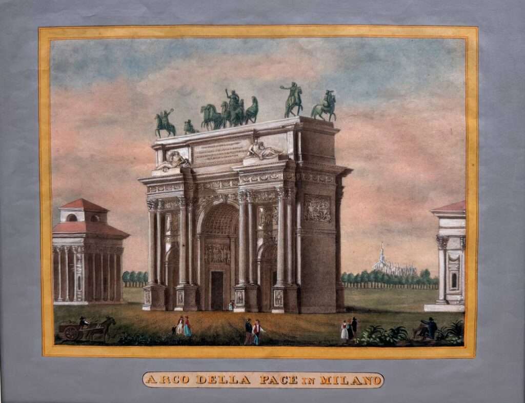Arco della pace in Milano